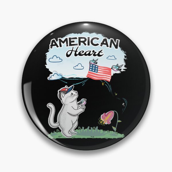 Item preview, American Heart Cat designed and sold by catnbloom.