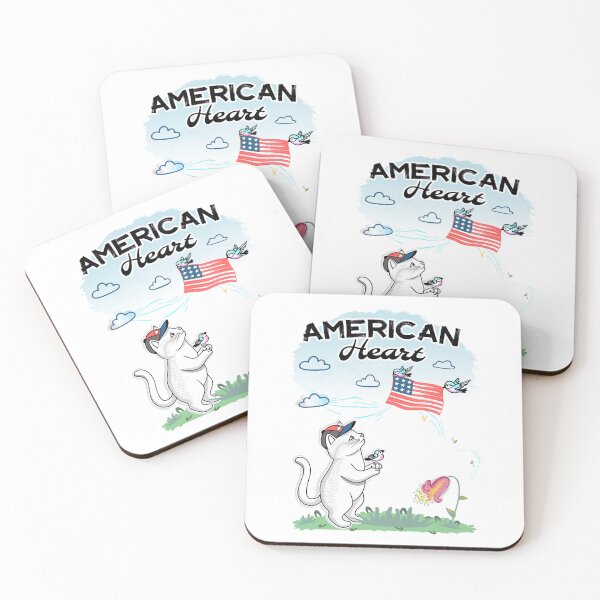 Item preview, American Heart Cat designed and sold by catnbloom.