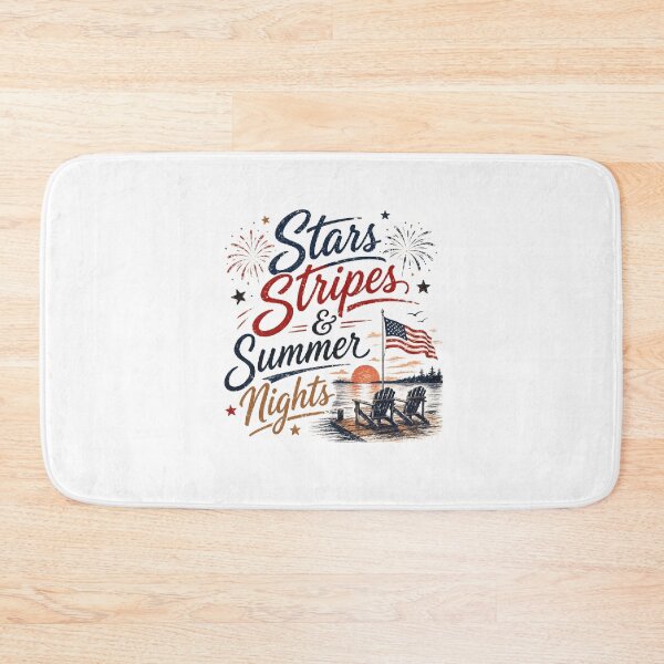 Item preview, Stars Stripes and Summer Nights Vintage Patriotic USA T-Shirt  designed and sold by AveniaOficial.