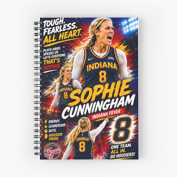 Item preview, Sophie Cunningham Fan Art – Indiana Fever Basketball | Tough Fearless All Heart designed and sold by MAJCO-ART.