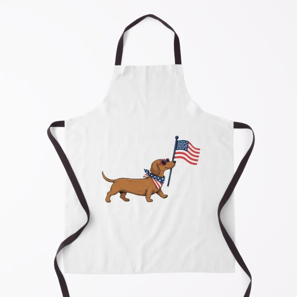 Item preview, Patriotic Dachshund with American Flag Cute 4th of July Dog Design designed and sold by AveniaOficial.