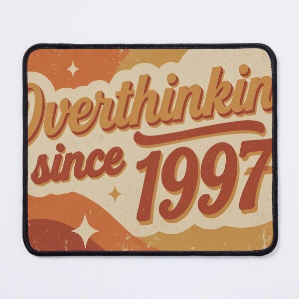 Item preview, Overthinking Since 1997 Funny Vintage Retro Birthday designed and sold by Arobinoz.