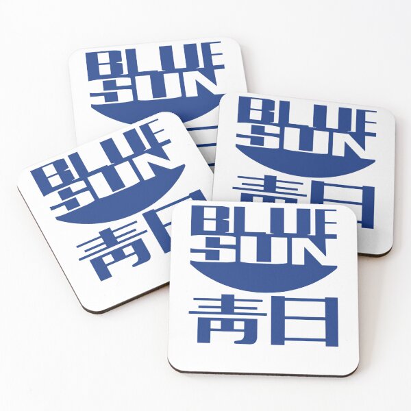 Item preview, Blue Sun Bold Typography with Asian Characters designed and sold by A Better Day.