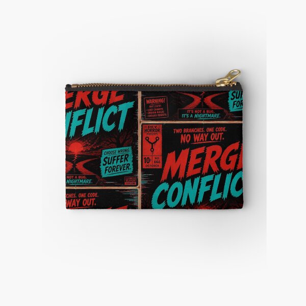 Item preview, Merge Conflict - Funny Horror Programmer Git Shirt designed and sold by Geek Tracy Shop.