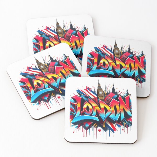 Item preview, London Graffiti Art – Color Explosion Street Style designed and sold by ROVVI.