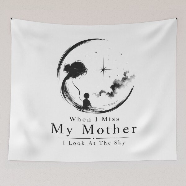 Item preview, When I Miss My Mother I Look At The Sky   designed and sold by Amsterdam Shop.