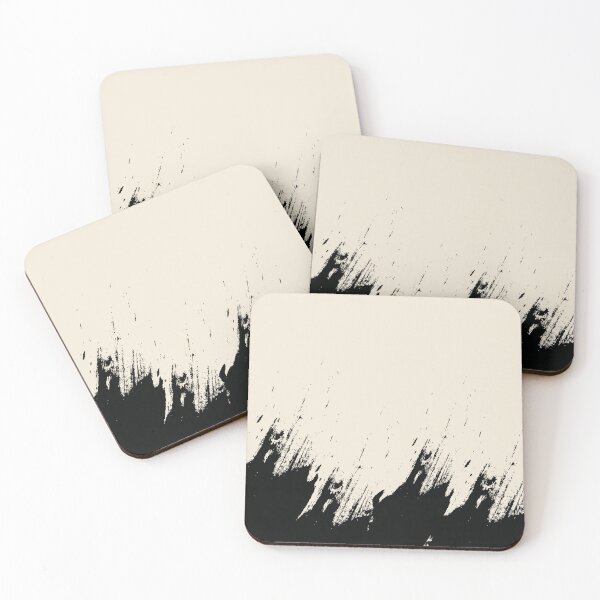 Item preview, Abstract Black and Warm Cream Texture designed and sold by BetweenForms.