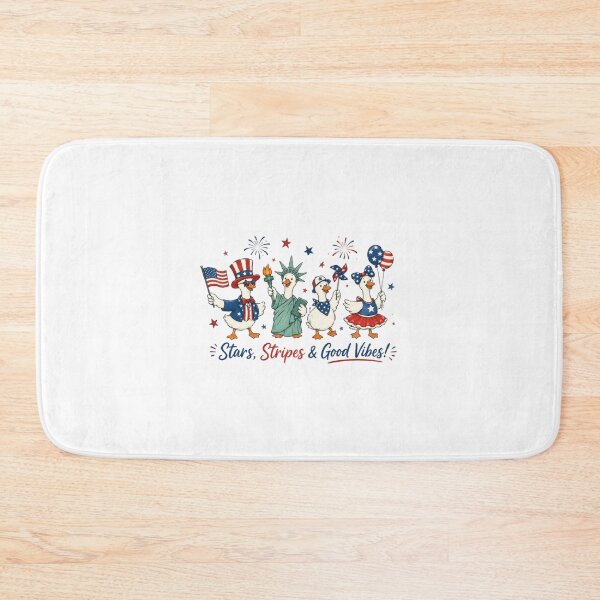 Item preview, Stars Stripes and Good Vibes Cute Patriotic Geese Fourth of July Design designed and sold by AveniaOficial.