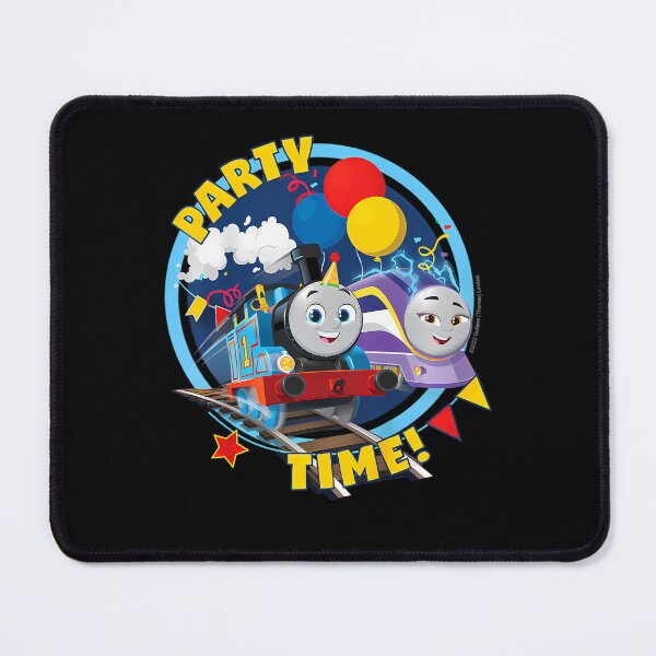 Item preview, Cute Blue and Purple Trains Birthday Party designed and sold by A Better Day.