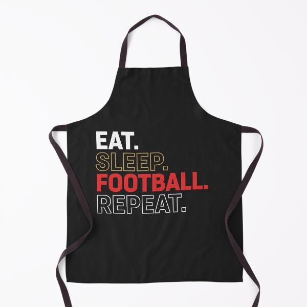 Item preview, Eat Sleep Football Repeat — Football Lifestyle T-Shirt designed and sold by The96Minutes.