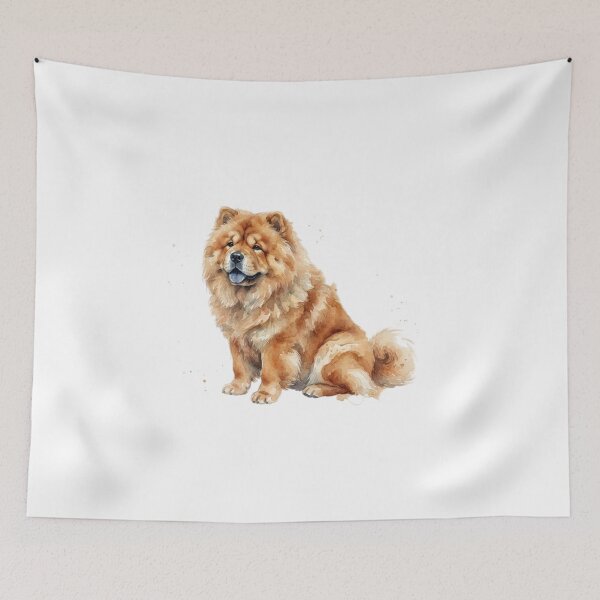 Item preview, Sitting watercolor chow chow designed and sold by TheMagicIcon.