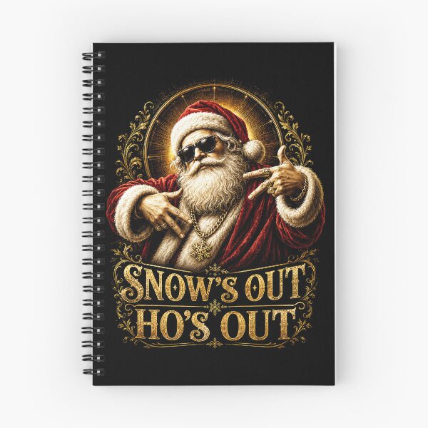 Item preview, Snow’s Out Ho’s Out Gangsta Santa Holiday Humor designed and sold by Victor Shadehorn.