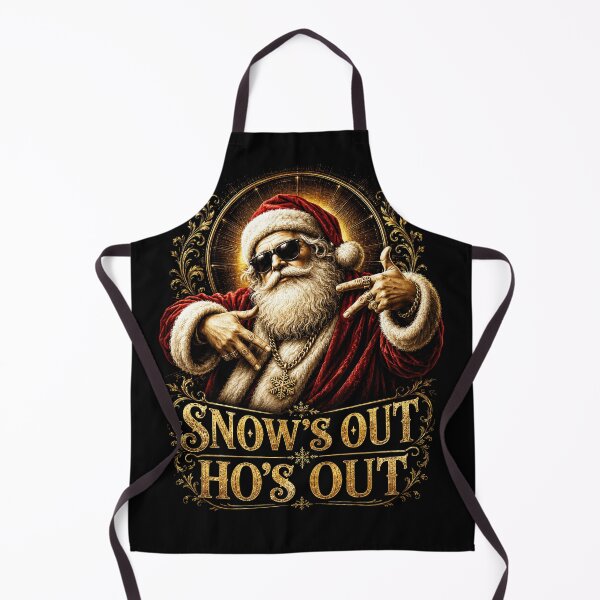 Item preview, Snow’s Out Ho’s Out Gangsta Santa Holiday Humor designed and sold by Victor Shadehorn.