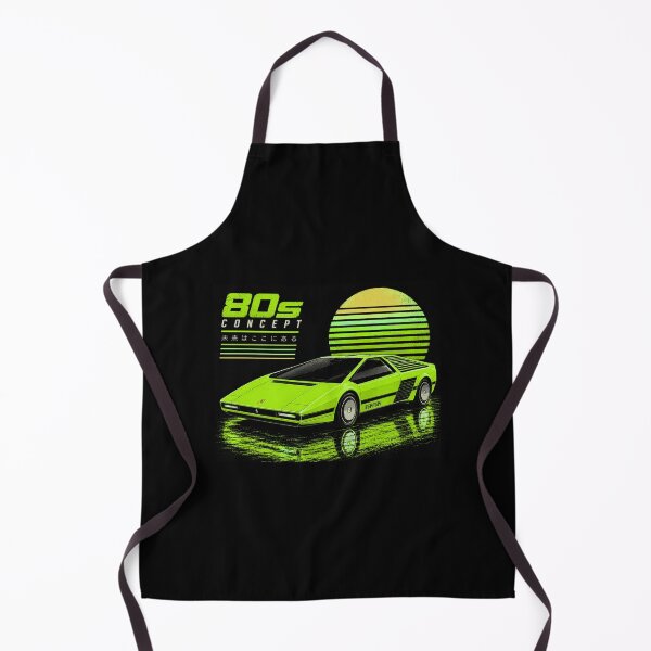 Item preview, 80s Retro Futuristic Concept Car Neon Synthwave Design designed and sold by TEEJAMBOREE.