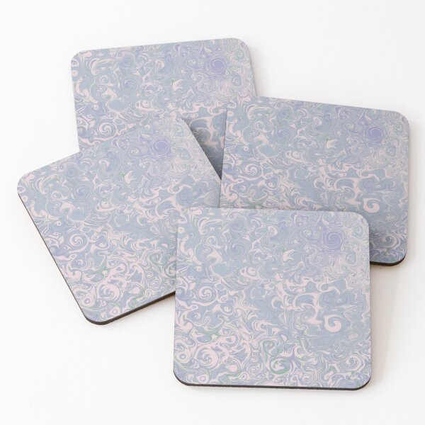 Item preview, Dreamy Pastel Marble Swirl Pattern | Lavender & Blue Abstract Seamless Design designed and sold by StudiobyTara.