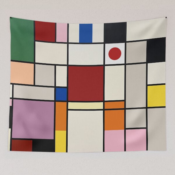 Item preview, Modern Geometric Abstraction – Bauhaus Style designed and sold by Timegraf.