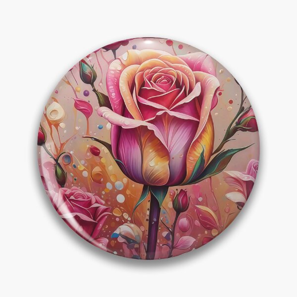 Item preview, Gorgeous Rose &Peony Digital Background designed and sold by Beyond The Canvas.