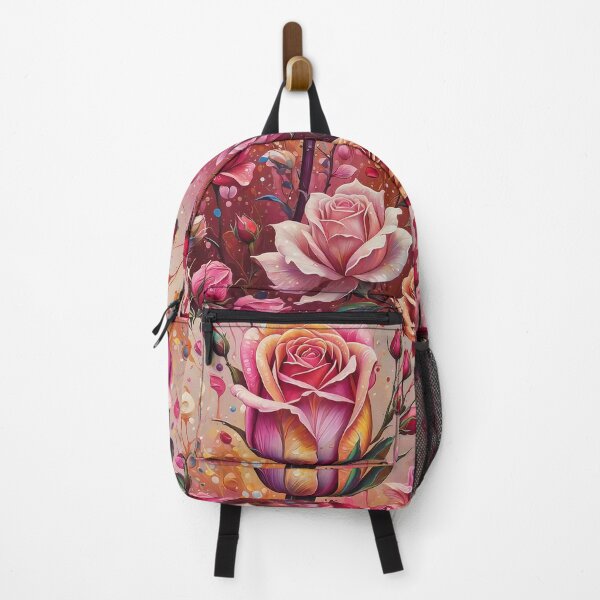 Item preview, Gorgeous Rose &Peony Digital Background designed and sold by Beyond The Canvas.