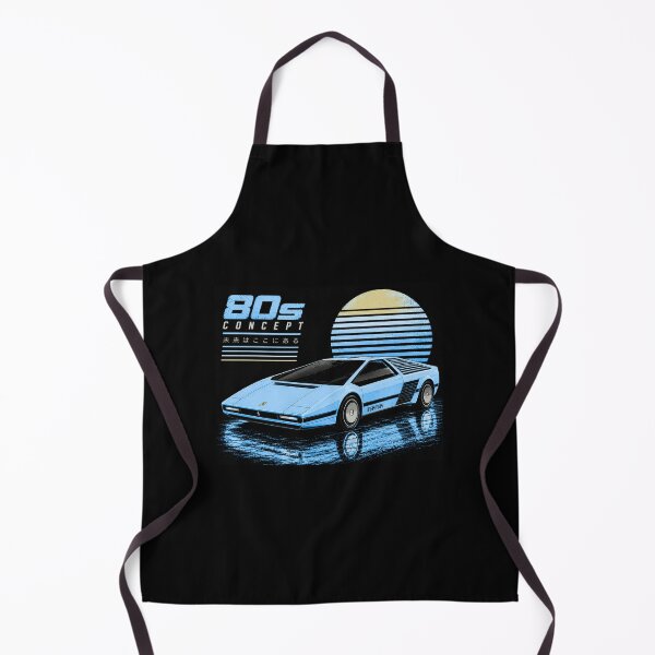 Item preview, 80s Retro Futuristic Concept Car Neon Synthwave Design designed and sold by TEEJAMBOREE.