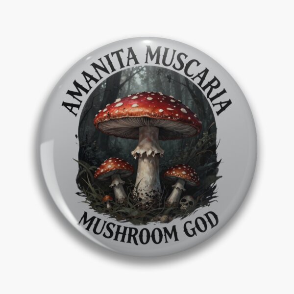 Item preview, Amanita Muscaria Mushroom God Fantasy Art T-Shirt Design designed and sold by GoGreenlove.