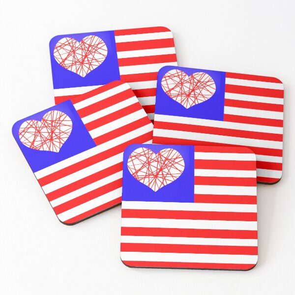 Item preview, American Flag Heart  designed and sold by ArtHeart Designs.