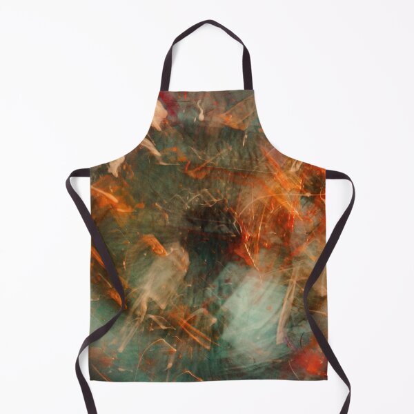 Item preview, Cosmic Cave Nebula — Teal and Rust Abstract Space Art designed and sold by BuckaBaby.