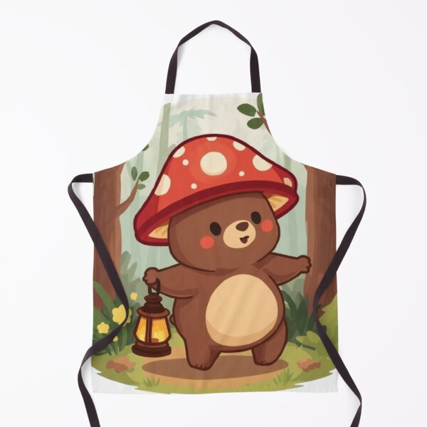 Item preview, Cute Mushroom Bear Kawaii Sticker | Adorable Cottagecore Woodland Bear designed and sold by Stylestickers55.