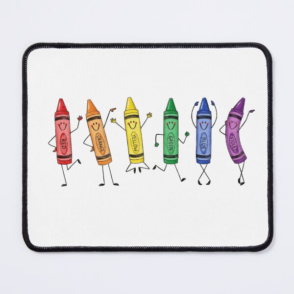 Item preview, Dancing Rainbow Crayons Preschool Doodles Back to School Teacher Kindergarten designed and sold by Thread&Fable.