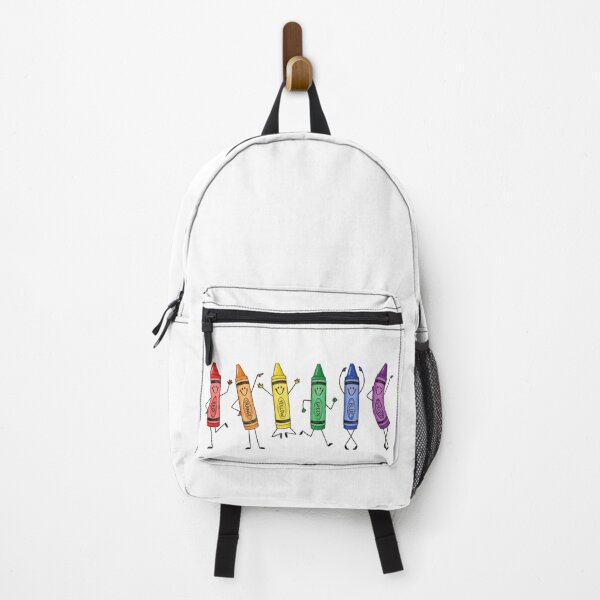 Item preview, Dancing Rainbow Crayons Preschool Doodles Back to School Teacher Kindergarten designed and sold by Thread&Fable.