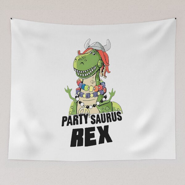Item preview, Retro Funny Party Dinosaur Vintage Shirt designed and sold by Surt-Tust.