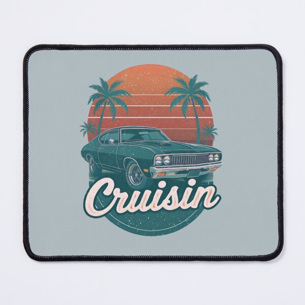 Item preview, Retro Cruisin Summer Muscle Car designed and sold by ThunderRed.