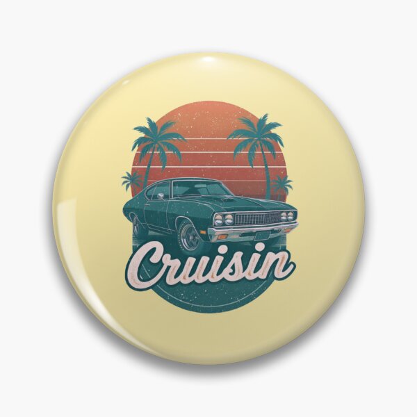 Item preview, Retro Cruisin Summer Muscle Car designed and sold by ThunderRed.