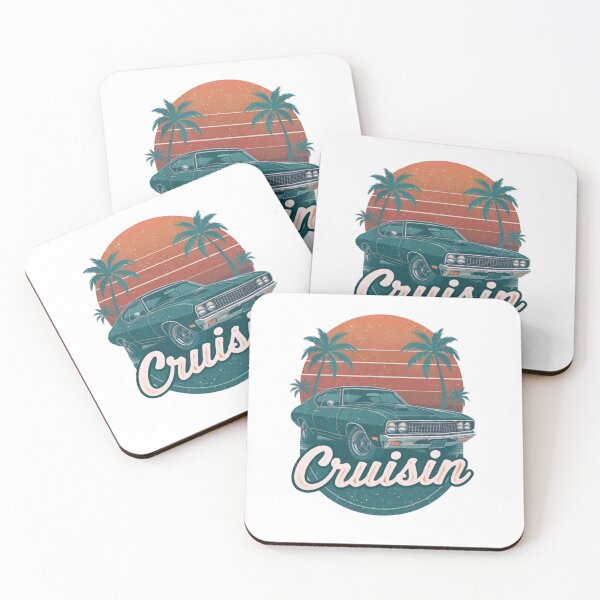 Item preview, Retro Cruisin Summer Muscle Car designed and sold by ThunderRed.