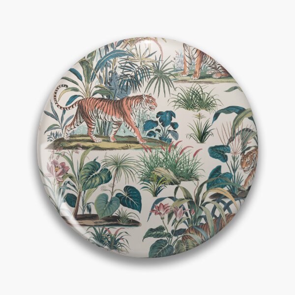 Item preview, French Toile Tiger Jungle designed and sold by Lidra Zehcnas.