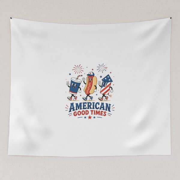 Item preview, American Good Times Cute Hot Dog Soda Fireworks Patriotic Design designed and sold by AveniaOficial.