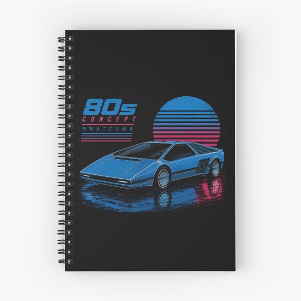 Item preview, 80s Retro Futuristic Concept Car Neon Synthwave Design designed and sold by TEEJAMBOREE.