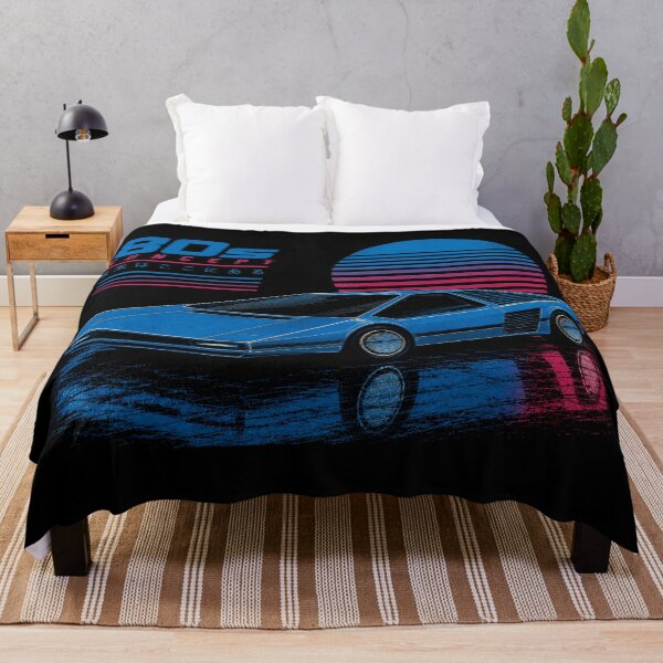 Item preview, 80s Retro Futuristic Concept Car Neon Synthwave Design designed and sold by TEEJAMBOREE.