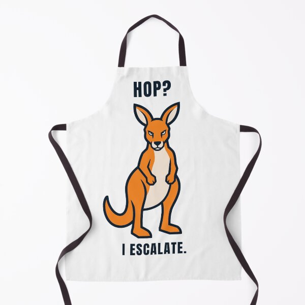 Item preview, Hop? I Escalate Funny Angry Kangaroo Shirt designed and sold by Lyfeinsights.