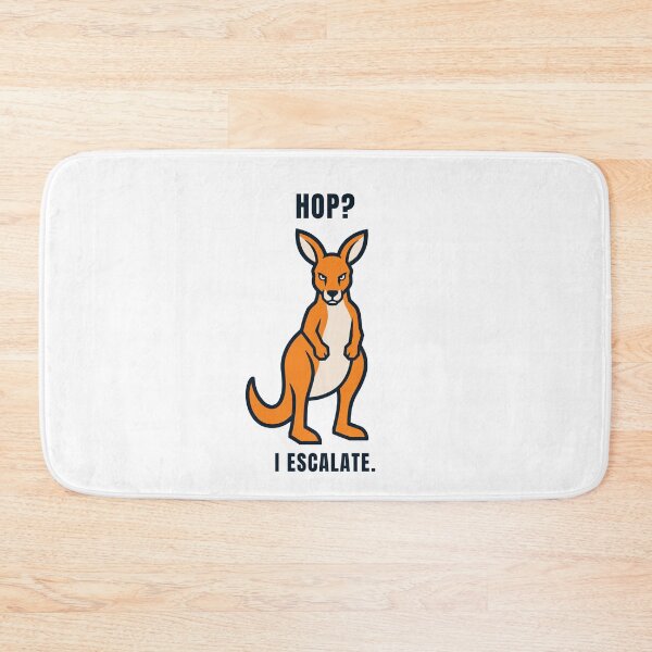 Item preview, Hop? I Escalate Funny Angry Kangaroo Shirt designed and sold by Lyfeinsights.