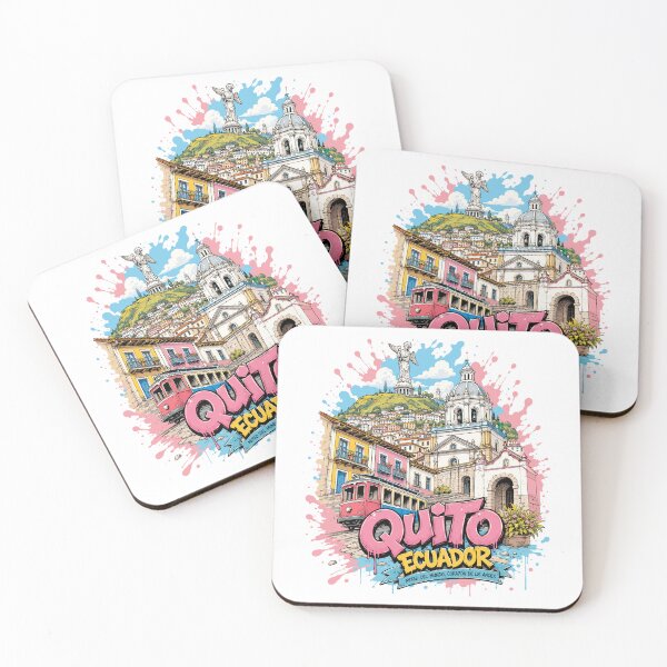Item preview, Quito Ecuador Urban Graffiti Travel Vintage Design designed and sold by AtuqStudio.