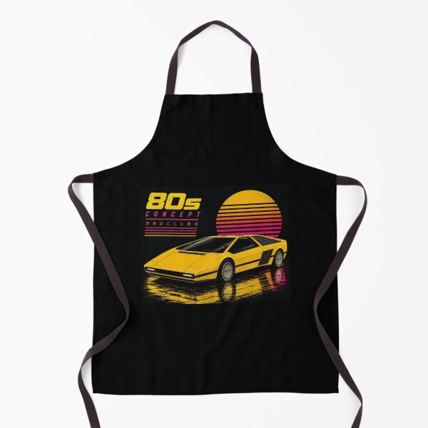 Item preview, 80s Retro Futuristic Concept Car Neon Synthwave Design designed and sold by TEEJAMBOREE.