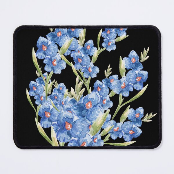 Item preview, Vibrant Blue Watercolor Floral Botanical Pattern designed and sold by Jyoti-Quotes.