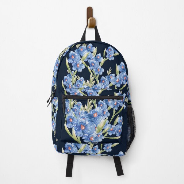 Item preview, Vibrant Blue Watercolor Floral Botanical Pattern designed and sold by Jyoti-Quotes.