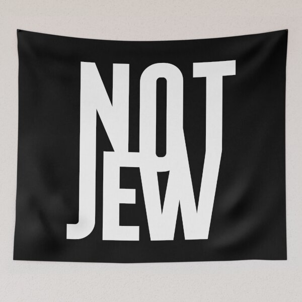 Item preview, NOT JEW designed and sold by qalback.