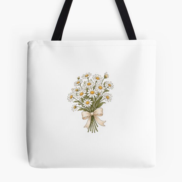 Item preview, Cute Daisy Bouquet Sticker designed and sold by PopStickerLab22.