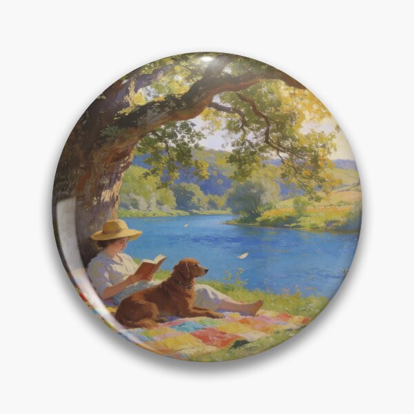 Item preview, Golden Afternoon Picnic by the River designed and sold by BlareBlare.
