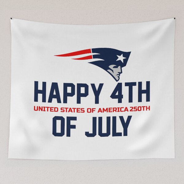 Item preview, Happy 4th of July new England patriots  designed and sold by ElRyanStore.