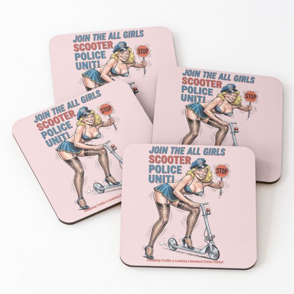 Item preview, All Girls Scooter Police designed and sold by graficsfx.