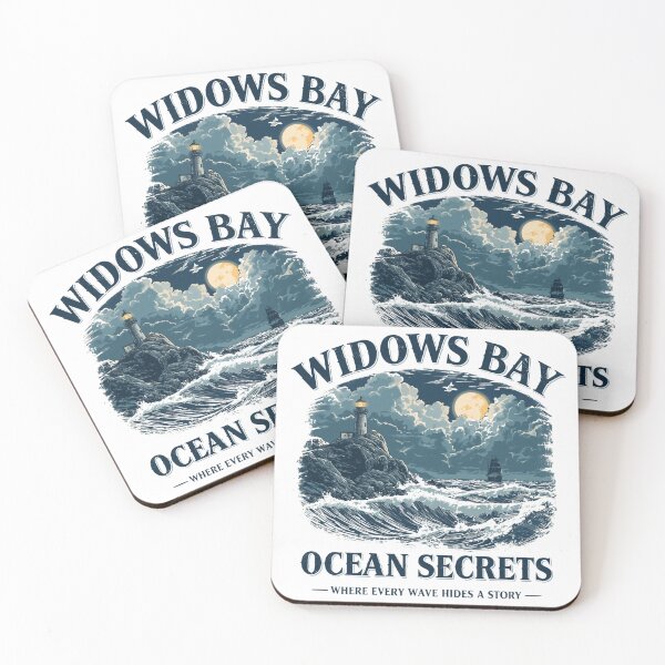 Item preview, Widows Bay Ocean Secrets Vintage Lighthouse T-Shirt | Nautical Ocean Waves Retro Maritime Graphic | Dark Coastal Adventure Design designed and sold by Vvmd.