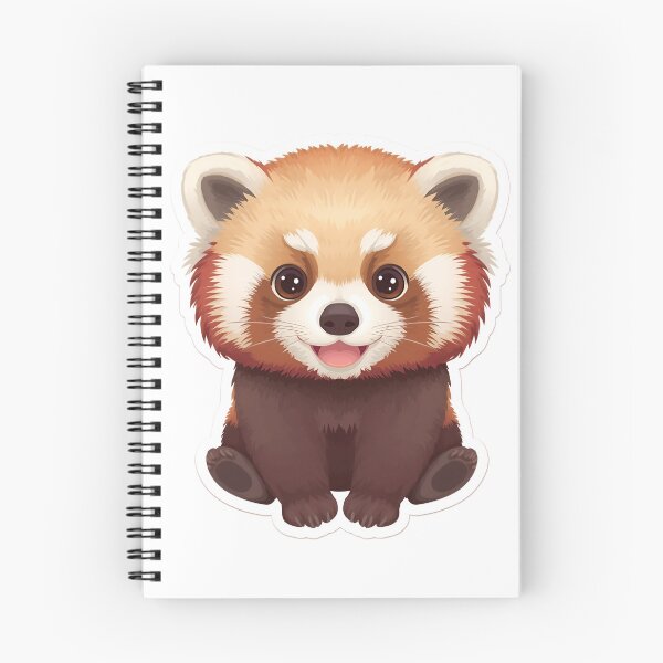 Item preview, Cute Red Panda Kawaii Sticker designed and sold by AhiraDesign.